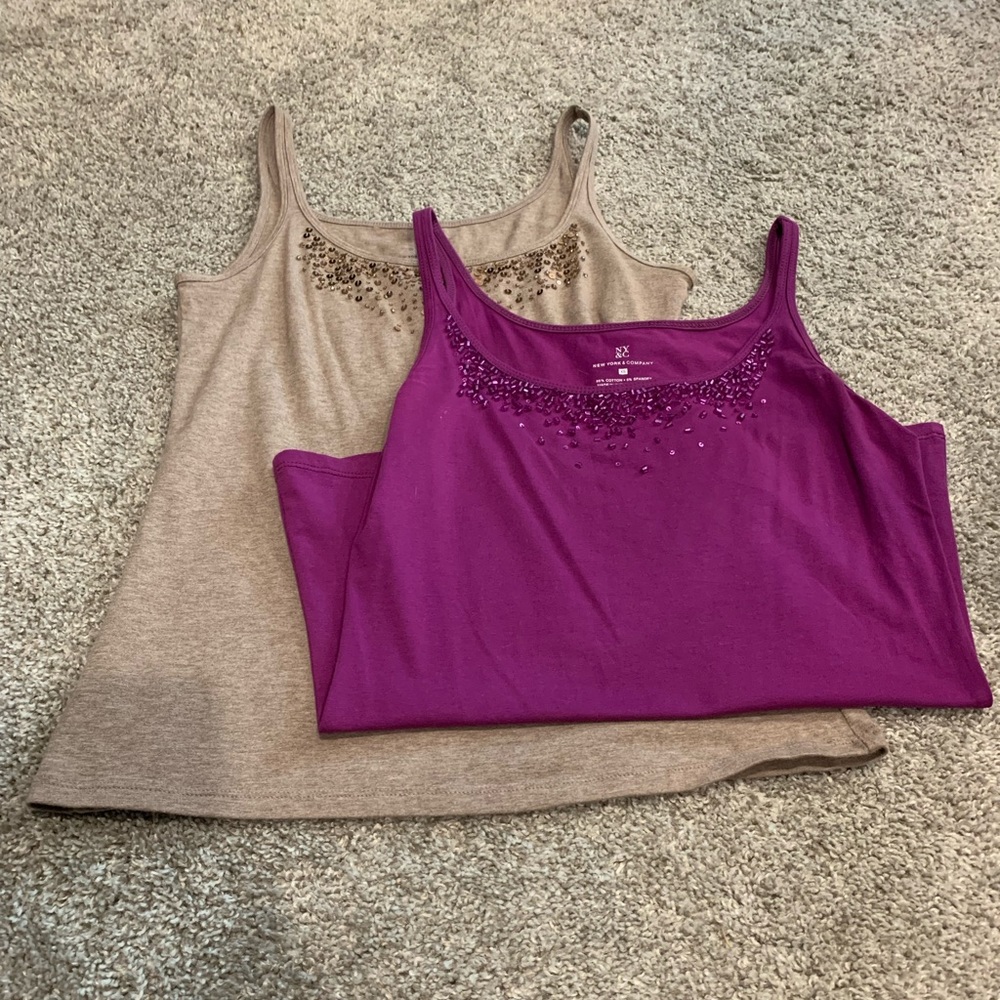 Two NY and Co tank tops
